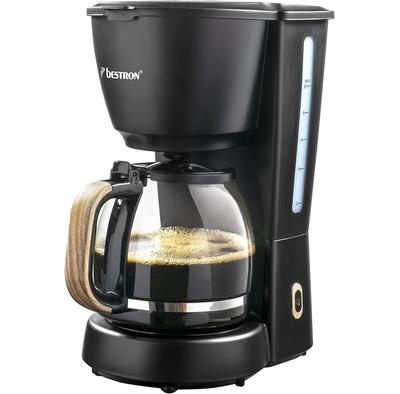 Кофеварка Bestron ACM900BW Black & Wood