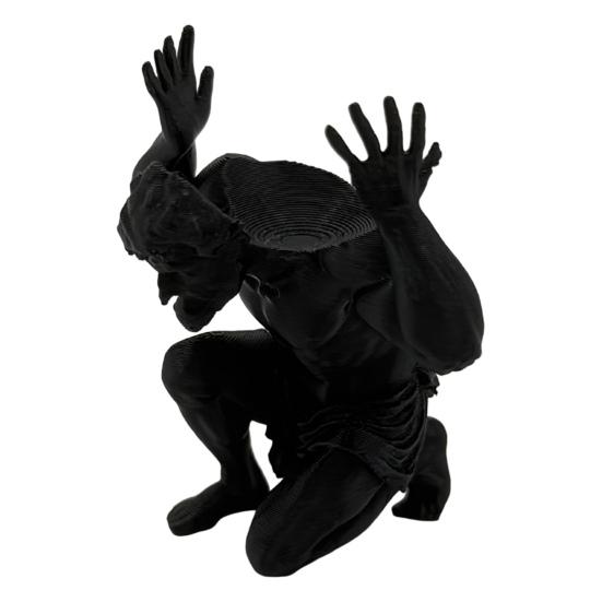 3D-печатный стенд для демонстрации мячей для гольфа Одиночный держатель для мяча для гольфа Стенд для мячей Myth Man для стола Полки для книг Книжный шкаф Полка Камин Декор