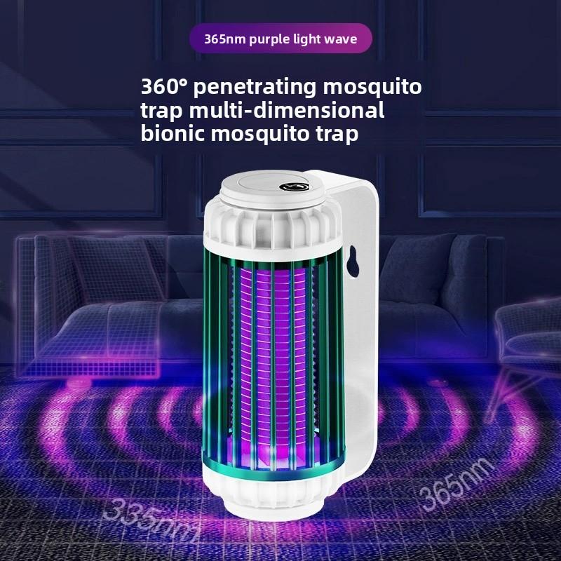 Lámpara matamosquitos eléctrica recargable, dispositivo repelente de insectos portátil USB