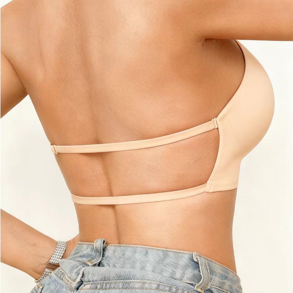 Европейский размер Женское многофункциональное сетчатое нижнее белье U-образной формы Женский бюстгальтер-топ с перекрестной спинкой