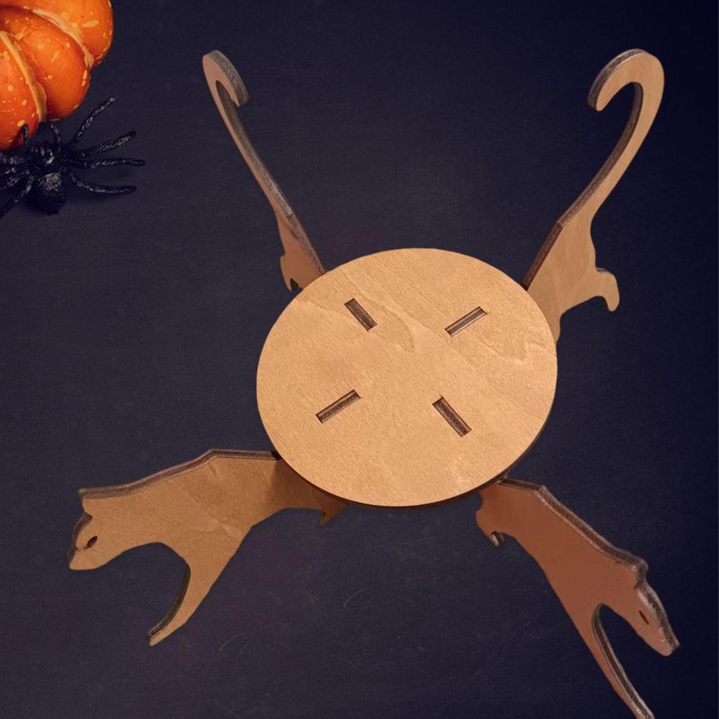 Подставка для растений в виде силуэта кошки, Стойка для дисплея, Декоративная, Деревянный держатель для цветочных горшков для помещений и улицы для отеля