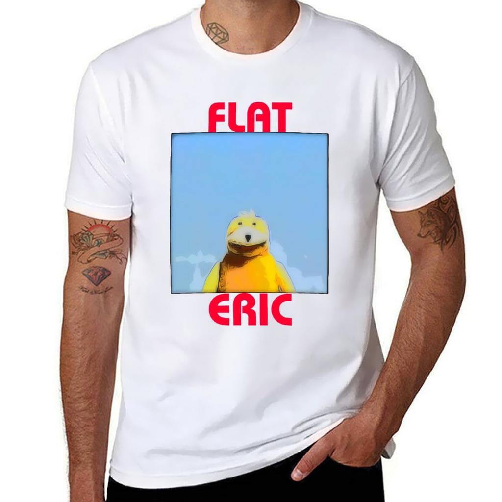 Футболка Flat Eric смешные костюмы спортивные фанаты кроссвит футболка мужская приталенные футболки для мужчин