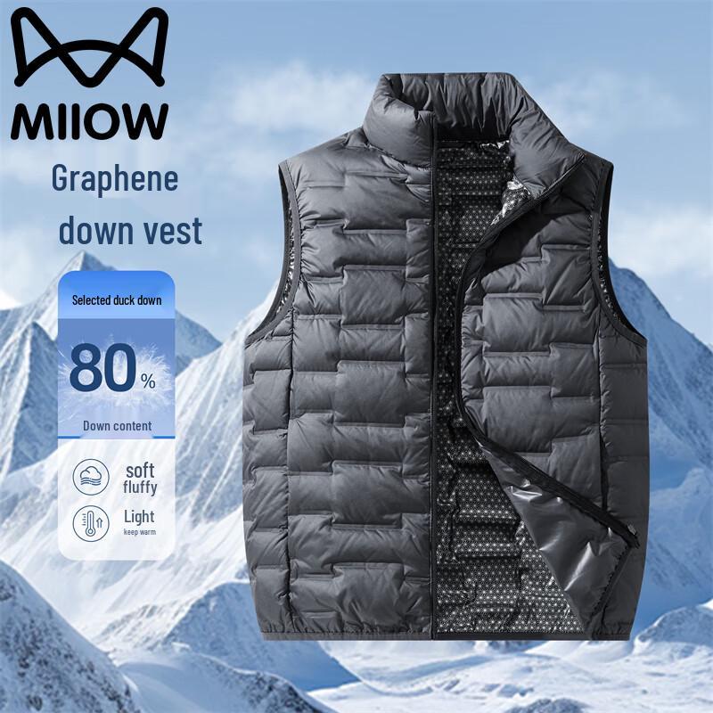 Mao Ren Men's Stand-Collar Down Vest