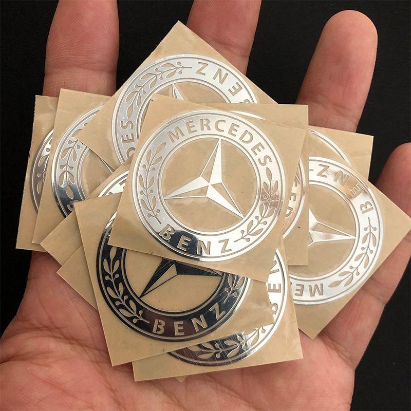 For Mercedes Benz 2/5/10Pcs For Mercedes Benz A C S G Class GLC CLE CLA W177 Universal Car Badge Sticker Decoration Decor Auto Accessories