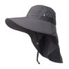 Men's Large Brim Sun Hat with Face and Neck Protection for Outdoor Summer Fishing