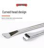Tire Iron Crowbar: Flat Head Steel Pry Bar for Tubeless Tires & Electric Vehicles