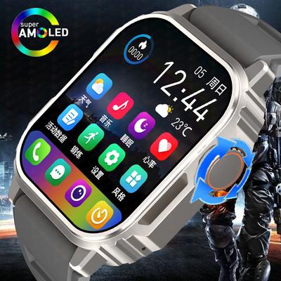 Amoled экран Уличные военные смарт-часы компас GPS спортивные трек фитнес-часы Ai Voice Bluetooth Call Smartwatch для мужчин и женщин