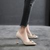 Весна и осень Новые темпераментные туфли на высоком каблуке с острым носком Профессиональная обувь Рабочая обувь для женщин