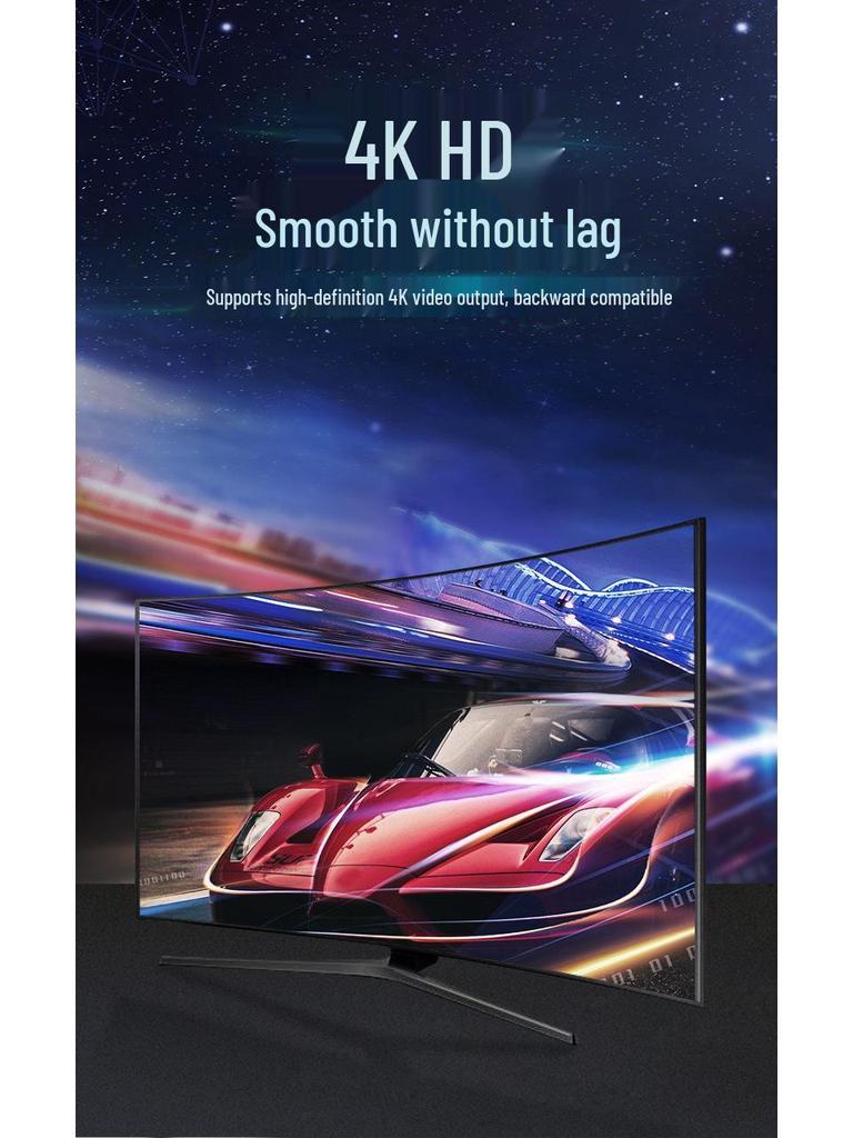 Переключатель HDMI 4K с пультом дистанционного управления: 5 в 1 выход, 3 в 1 выход, Конвертер высокого разрешения