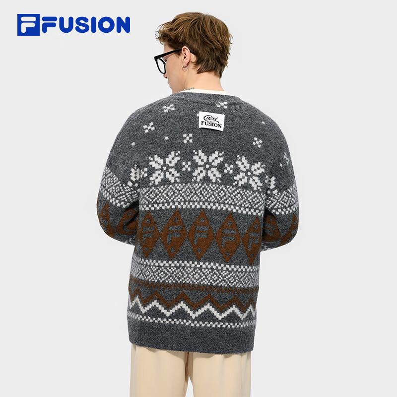 Fila Плетеная кардиган-джемпер FUSION с V-образным вырезом для пары