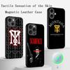 Тони Монтана Лицо со шрамом Классический плакат Чехол для телефона Для iPhone 17 16 15 14 13 12 Plus Pro Max Высококачественный Роскошный Magsafe Овчина