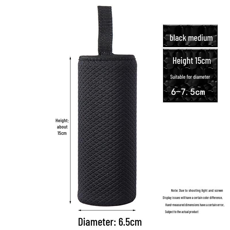 Универсальный ручной термоизолированный нескользящий чехол для стеклянной чашки с рельефным рисунком для сохранения тепла и защиты.