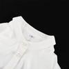 Halter Top Women Blouses Ruffled Round Neck Off-shoulder Long-sleeved High-end White Shirt New 2025 Spring French Design Fashionable