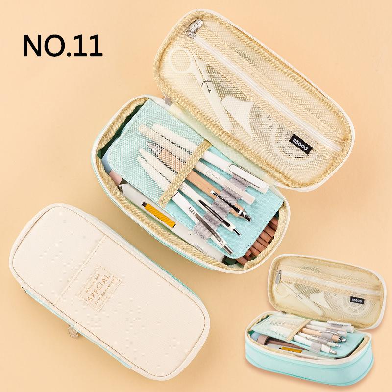 Креативный пенал большой емкости, двухслойный, сертификация CPC, безопасный материал, школьный чехол, канцелярские принадлежности для девочек