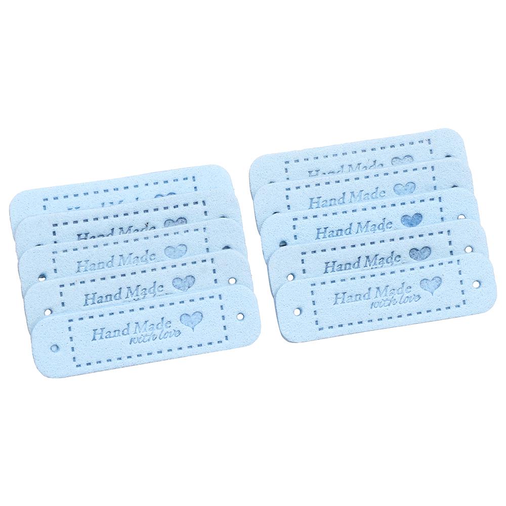 20PCS DIY Hats Bags Sewing Accessories Clothes Tags Label Garment Labels Hand Made With Love