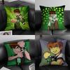 Cartoon BBen Cool Cushion Cover Pillowcase Ultra Soft Skin Friendly Fabric Cloud Like Comfort Concealed Zipper