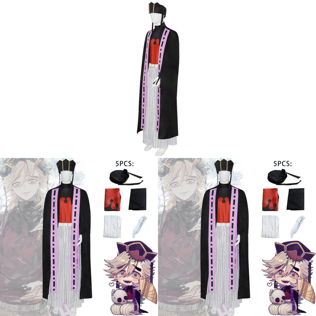 Demon Slayer Douma Twelve Kizuki Cosplay Outfit Made Of Polyester For Anime Conventions And Events