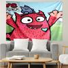 Love Monster Print Tapestry, Backdrop, Easy Setup, Ideal for Bedroom, Office & Living Room, with Aesthetic Wall Hanging Decor.