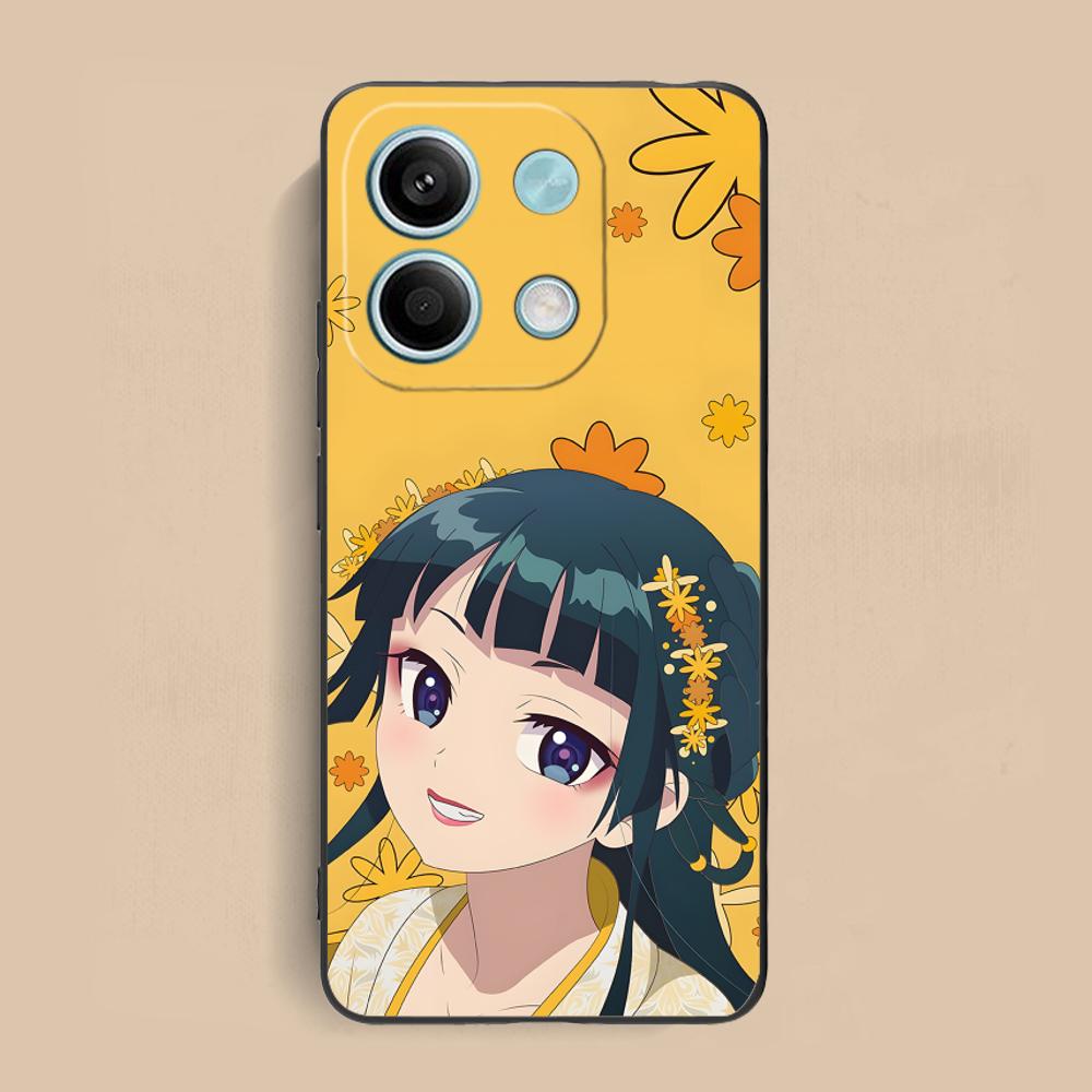 Чехол для телефона «Дневники апотекаря» Маомао для Xiaomi Redmi Note 14 13 12 11 A5 3 2 1 Pro Plus 4G 5G Цветная печать Роскошный