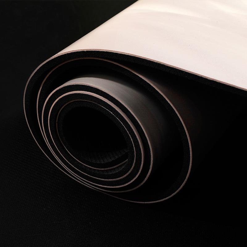 Градиентный ПУ коврик для йоги 5 мм - Нескользящий, Впитывающий пот, Натуральный каучук, Очень толстый