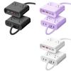 Сетевой адаптер для рабочего стола с 4 розетками переменного тока, 4 портами USB и мощностью 25 Вт для организации кабелей и повседневного использования устройств