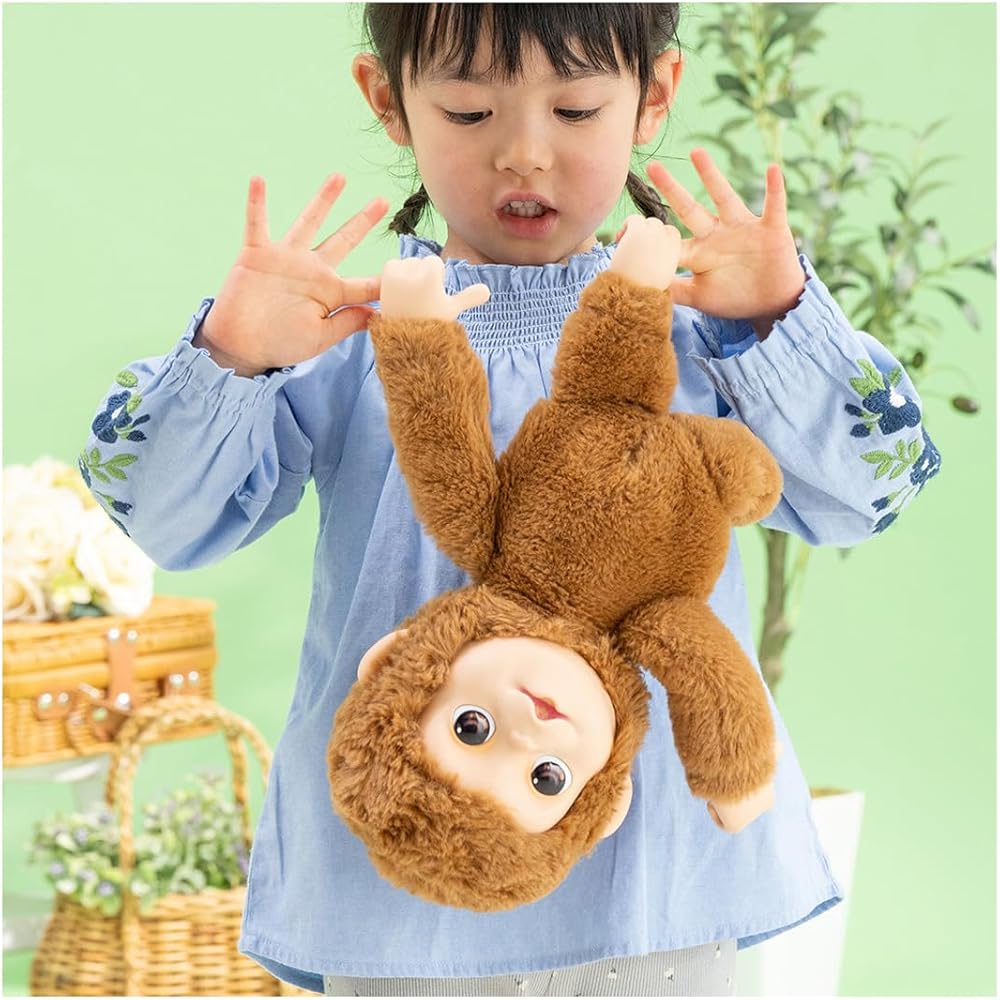 Takara Tomy Игрушка Обезьянка Интерактивная Плюшевая Мягкая Игрушка для Детей