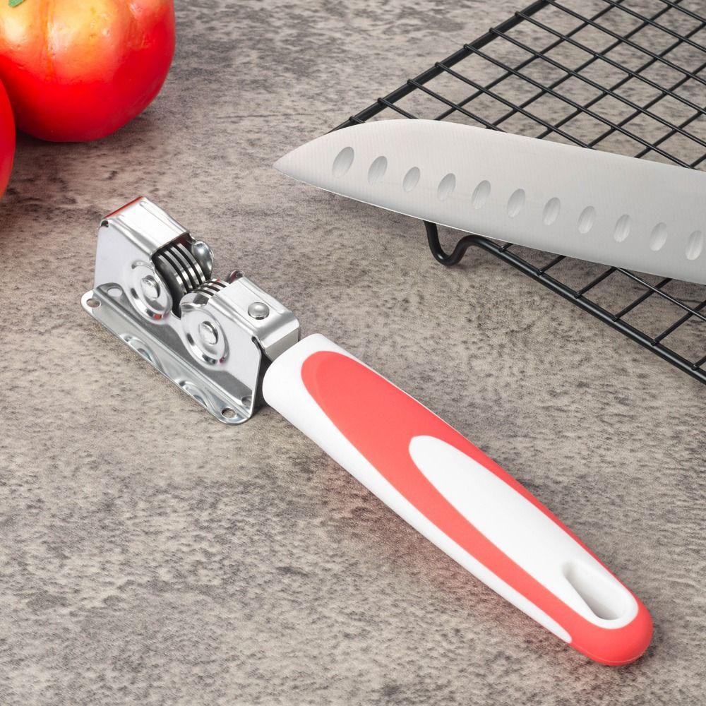Durable Rolling Wheel Sharpener Rust-proof Small Sharpener Fixed Angle Sharpener Kitchen Supplies