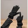 Warm Gloves for Women Plus Velvet Thickened Windproof and Cold Outdoor Cycling Driving Winter Touch Screen Autumn and Winter Gloves