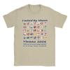 Eurovisions Song Contest 2026 Tee Shirt for Unisex Women Graphic Print T Shirts 100 Cotton Clothes