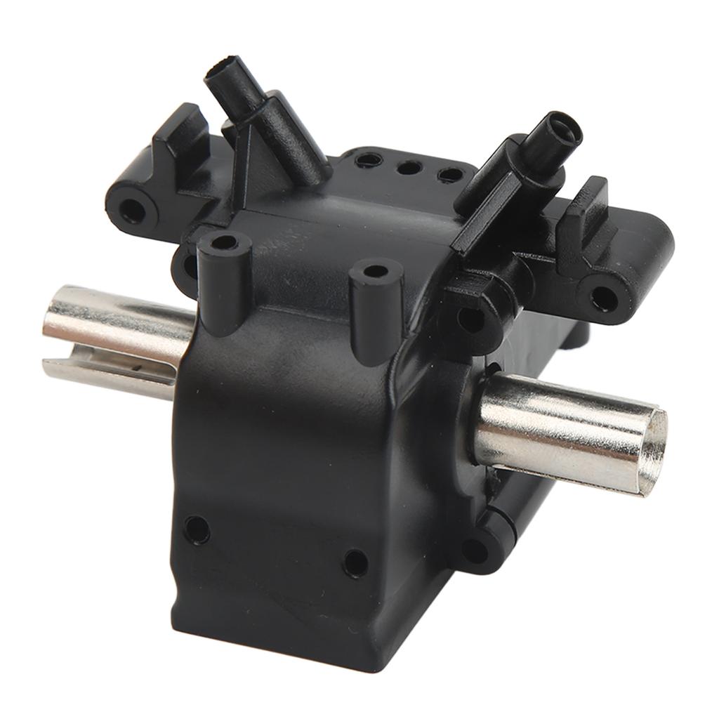 RC Car Plastic Upper Lower Gear Box Cover Stainless Steel Differential Set for Wltoys 1242812427 Remote Control Cars