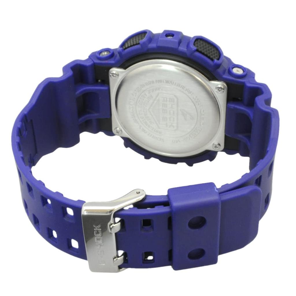 CASIO Casio Часы детские детские мальчики водонепроницаемые фиолетовые фиолетовые черные G-SHOCK G-Shock GA-140-6A мужские Ana-Digi [Товар]