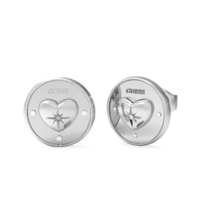 Boucles d'oreilles - GUESS - JUBE01446JWRHT-U - Acier inoxydable - Zirconium - 12 mm