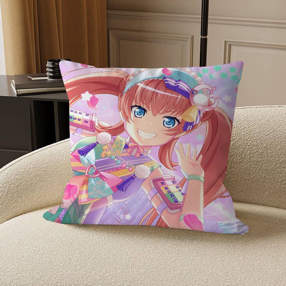 BanG Dream-Tamade Chiyu Maple Design Cushion Cover Happy Autumn Harvest decor Holiday Decorati Pillow Cover