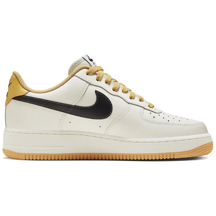 Nike Air Force 1 07 Classic Low Top Sneakers Unisex Sneakers White Yellow Black FD9063-101