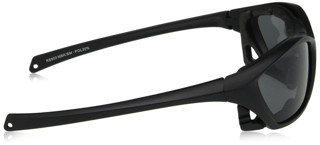 Rise RS903 Safety Shade RS903 MBK/F/SM/POL (Matte Black/Polarized Smoke)