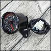 Universal Motorcycles Mechanical Odometer Speedometer Fuel Level Indicator Light