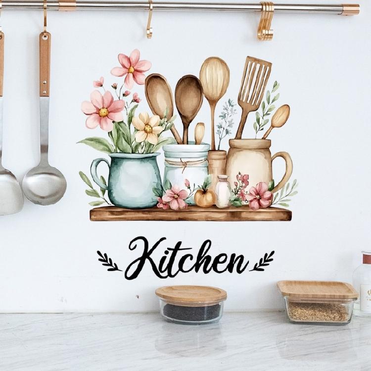 Большие наклейки на стену для кухни, цитаты для столовой, съемные наклейки на стену для столовой, домашний декор