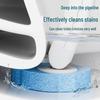 Disposable Antibacterial Toilet Brush Set with Replacement Heads