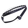Women Waist Belt Chain Fashion Gothic Punk Metal Circle Ring Design Silver Pin Buckle Leather Black Waistband Jeans Waist Belts