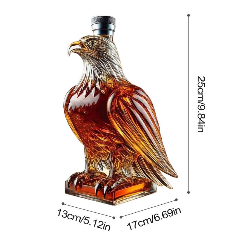 Бутылка виски Виски Орел Стеклянный Декантер Коллекционный Оригинальный Контейнер Для Дегустации Пива Домашний Декор Свадьба День Отца