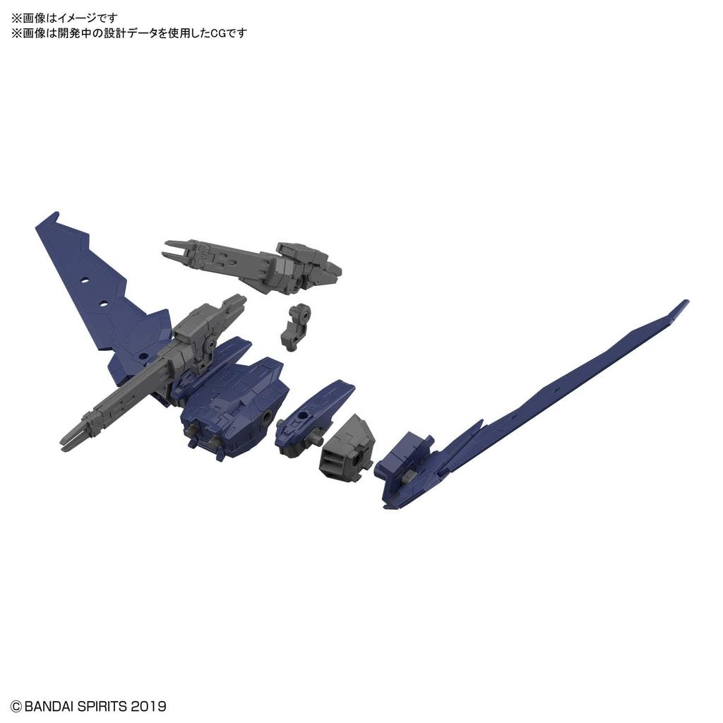 BANDAI SPIRITS 30MM Alto Combat Scale Plastic Model Kit eEXM-17 (Air Version) [Navy] 1/144 Pre-Colored