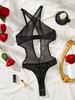 2026 Sexy Fishnet Bodysuit Womens Intimates Halter See Through Teddy Ropa Intima Feminina Open Crotch Exotic Lingerie Costume