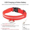 Светодиодный ошейник для собак с USB-зарядкой, ошейник против потери/для предотвращения автомобильных аварий для собак, щенков, собачьи ошейники