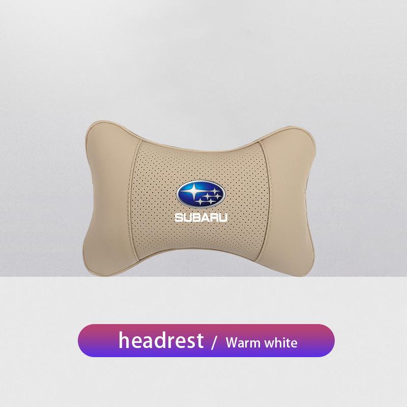 1Pcs Car Seat Headrest Auto Logo Neck Pillow For Subaru Forester Outback Crosstrek Impreza Levorg Ascent Mpreza Tribeca Legacy PP333