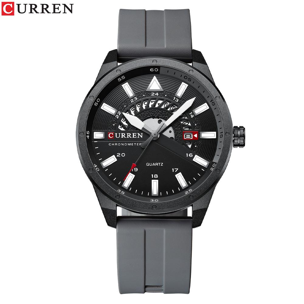 CURREN Men's Waterproof Tape Quartz Watch Business Calendar Men's Watch