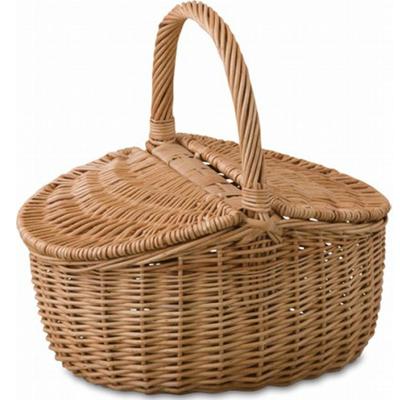 Posh Living Плетеная корзина 10580 Натуральная Ш33 x Г24 x В32(17)см