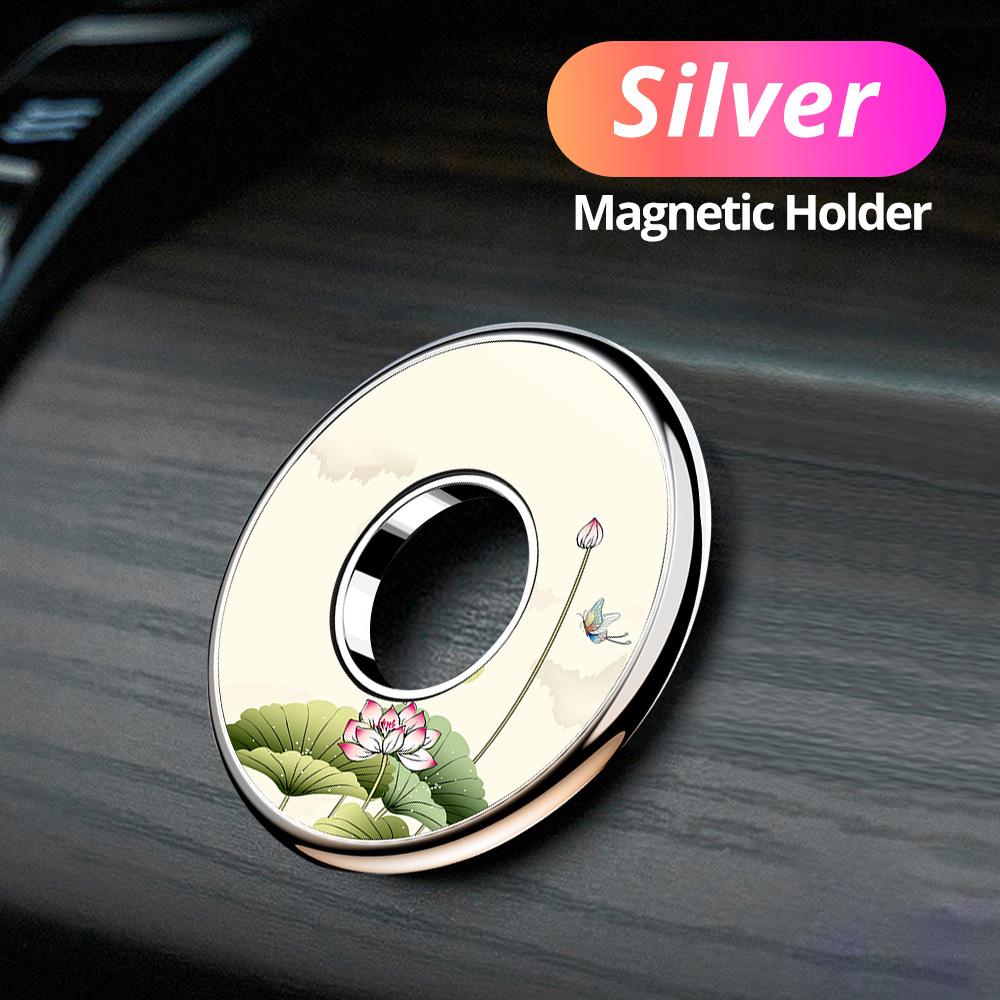 FONKEN Магнитный автомобильный держатель для телефона из цинкового сплава, автомобильный держатель, сильный магнит, адсорбция, настенный кронштейн, поддержка приборной панели, смартфон Samsung Xiaomi