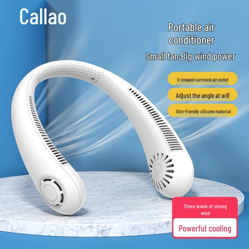 Kalaiao Portable Rechargeable Neck Fan