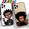 Мультяшный The B-Boondocks Для IPhone 15 16 14 Plus 13 12 11 17 Pro Max 17 Air Черный Мягкий Чехол для Телефона