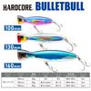 DUEL HARDCORE Lure Popper Hardcore Bullet Bull 100mm 30g Clear Bluefish Shore Offshore (F) Weight